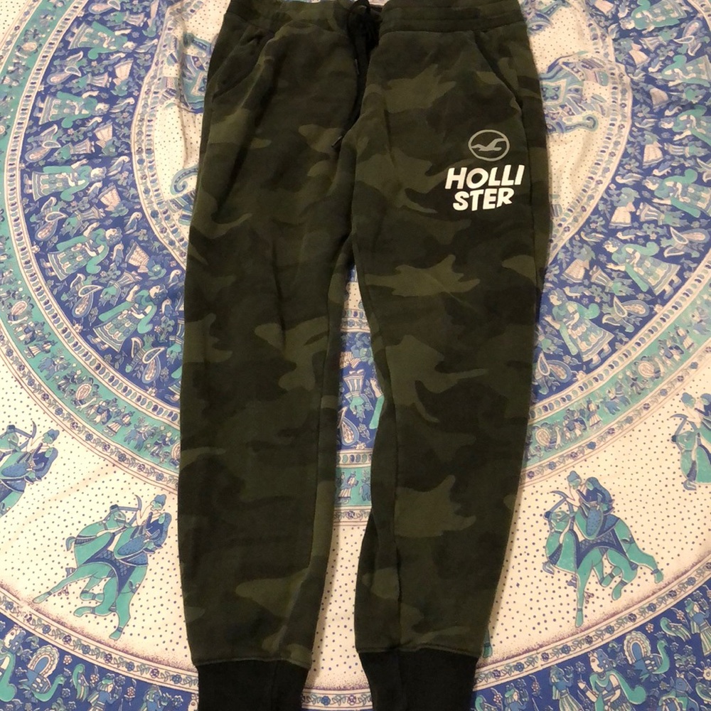Green sweatpants